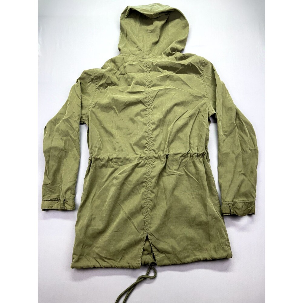 Iris Green Utility Jacket Hooded Womens M Anorak Parka Military Trench Gorpcore - Picture 14 of 16